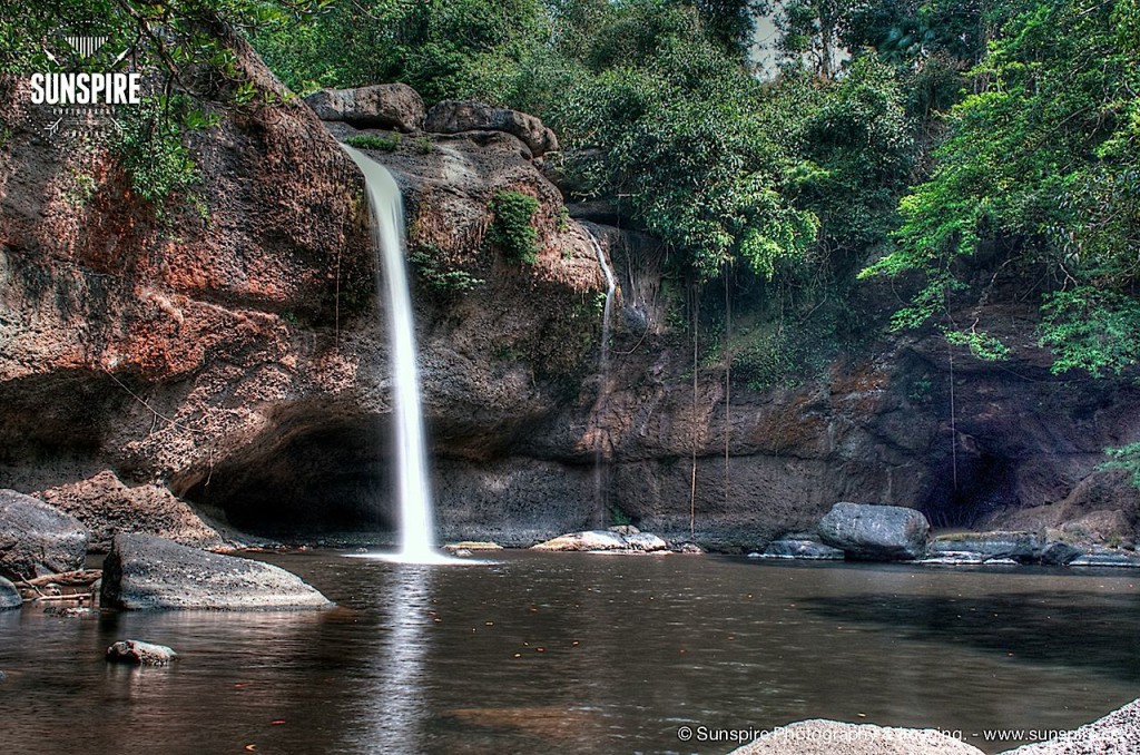 Haeo Suwat Waterfall at Khao Yai National Park, Nakhon Ratchasima, Thailand.