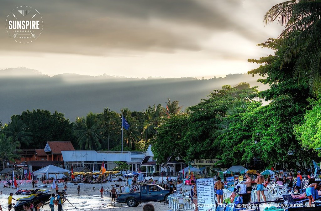 Late afternoon at Chaweng Beach, Koh Samui Thailand...