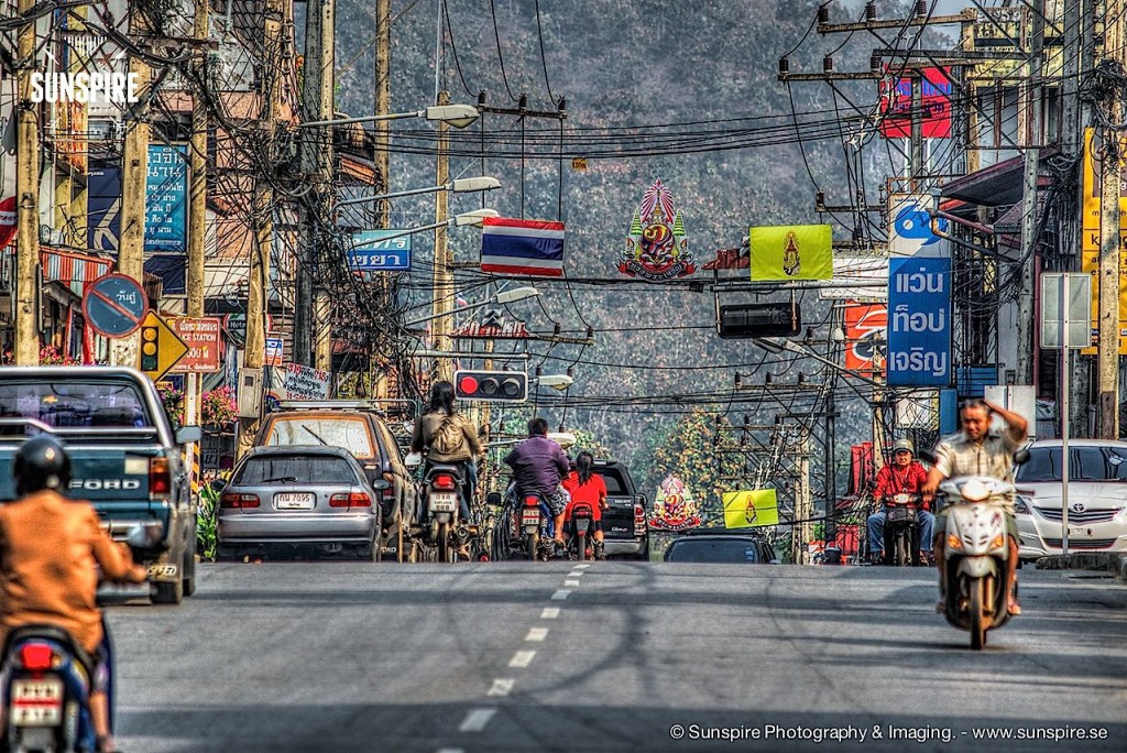 Streetlife in Mae Hong Son, Northern Thailand...
