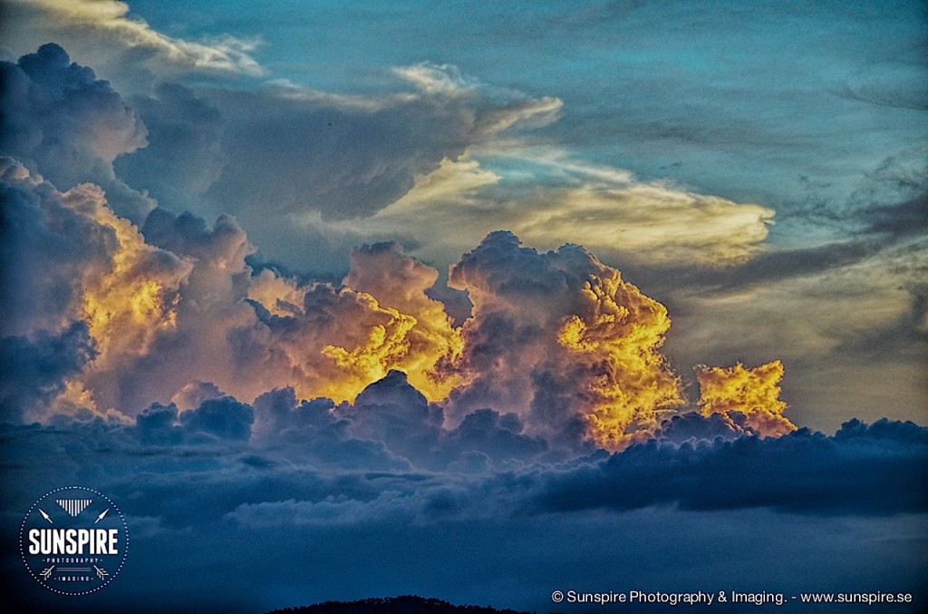 Stormfront during the golden hour.... Bo Phut, Koh Samui, Thailand