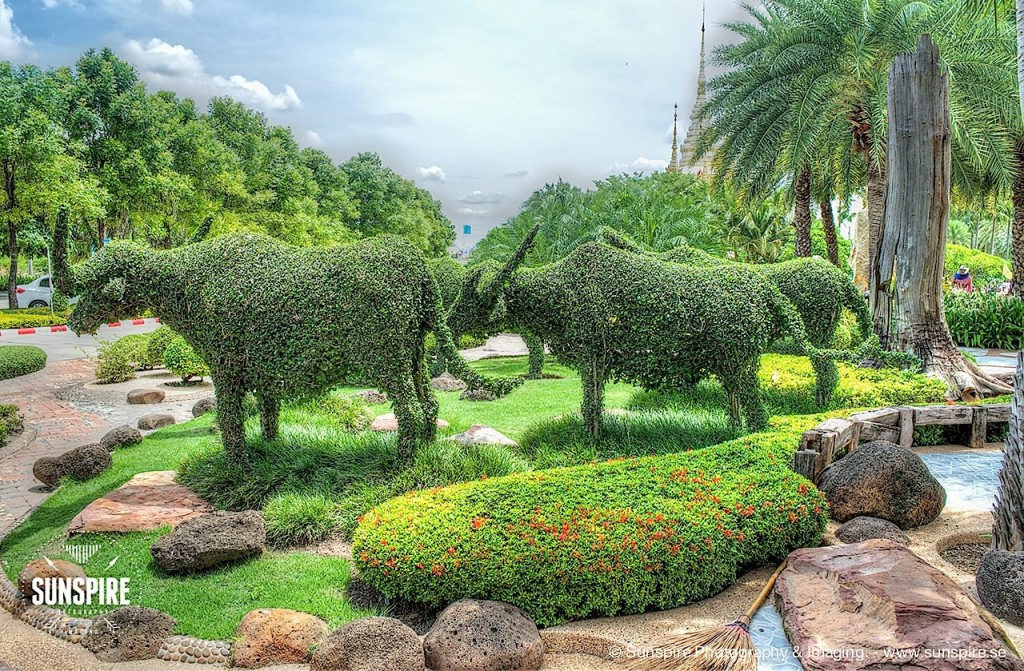 Wat Luang Phor Toh - Garden, Sikhiu, Nakhon Ratchasima, Thailand 2