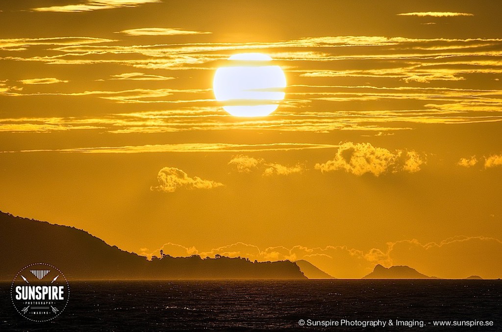 Hazy sunset, Bo Phut, Koh Samui, Thailand