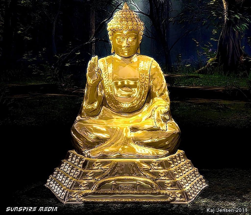 Buddha statue, Rendered In Poser 2010 Pro.