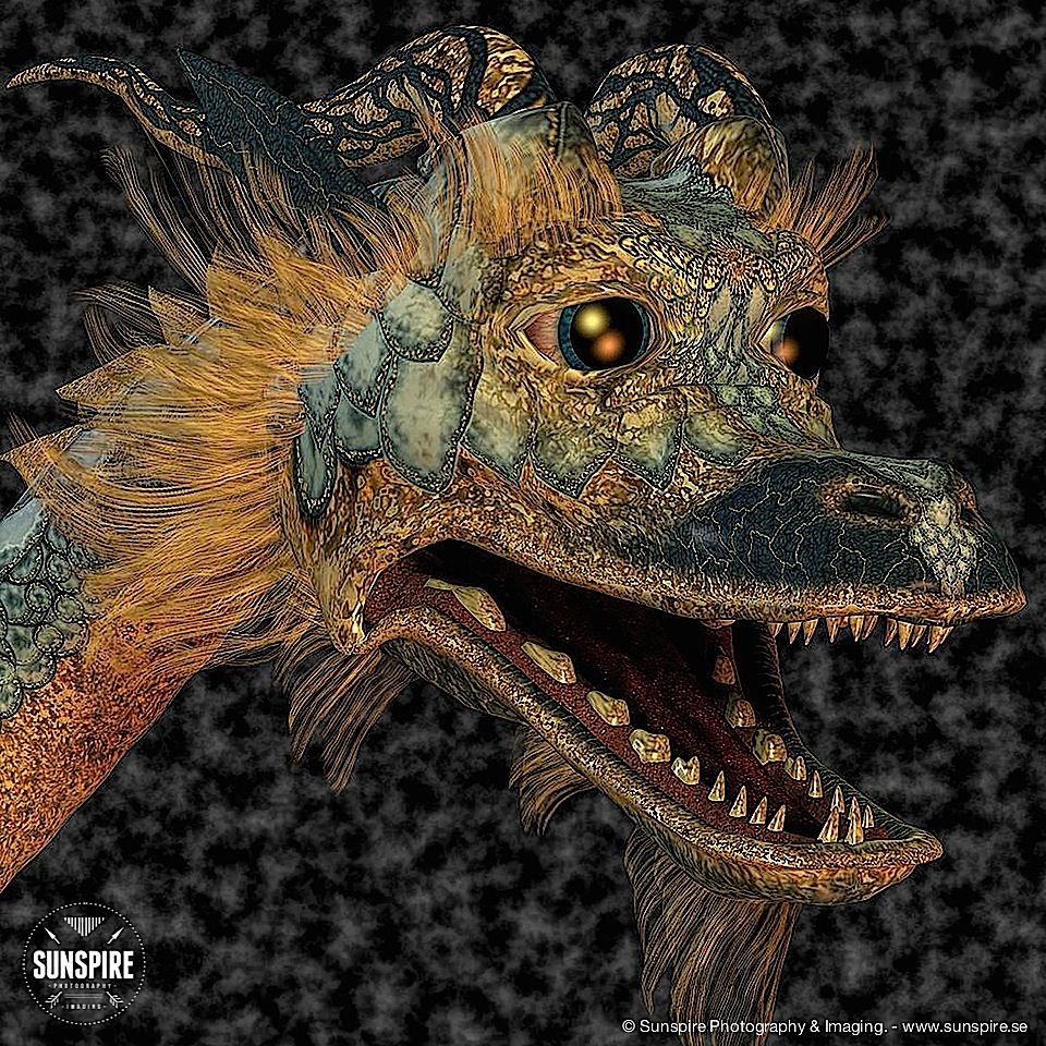 The Eastern Dragon. Rendered in Poser 2010 Pro.