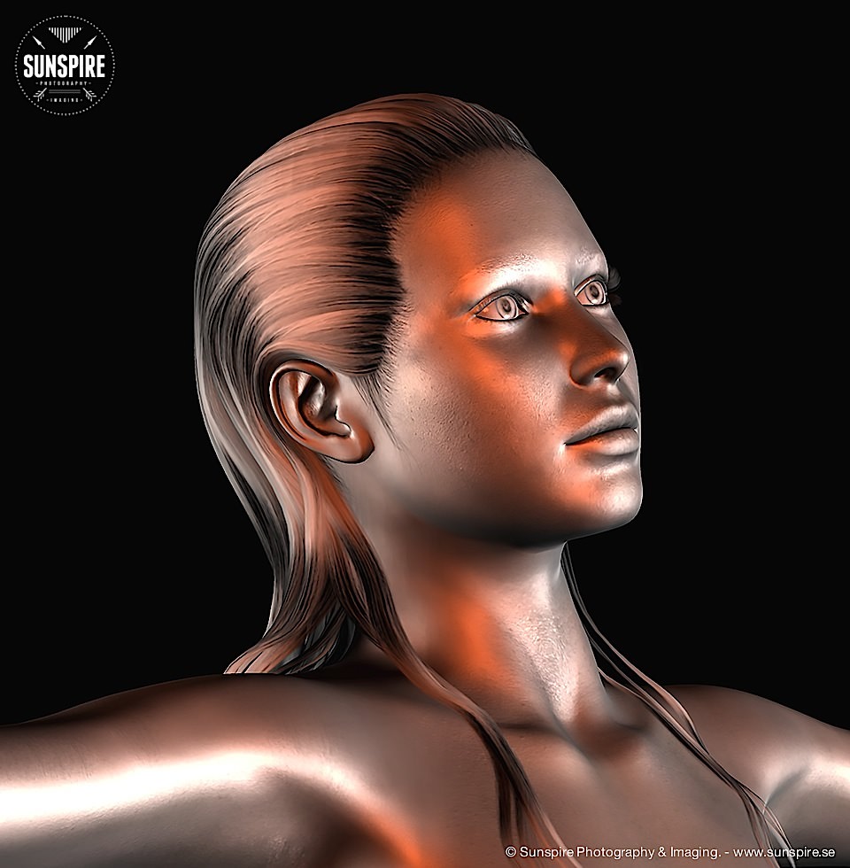 Silver Girl. Rendered in Poser 2010 Pro