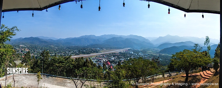 Panorama - Mae Hong Son seen from Doi Kong Mu temple