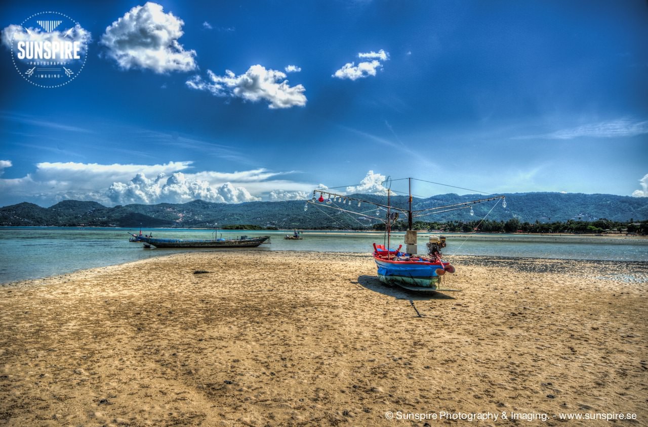 Fishing boats at Chaweng Beach